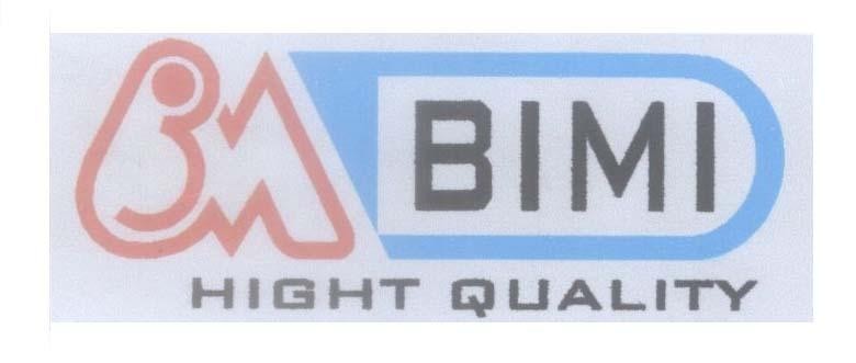 Mẫu nhãn hiệu BM BIMI HIGHT QUALITY
