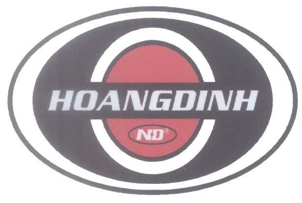Mẫu nhãn hiệu HOANGDINH ND