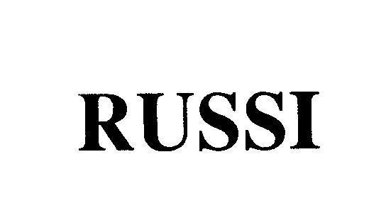 Mẫu nhãn hiệu RUSSI