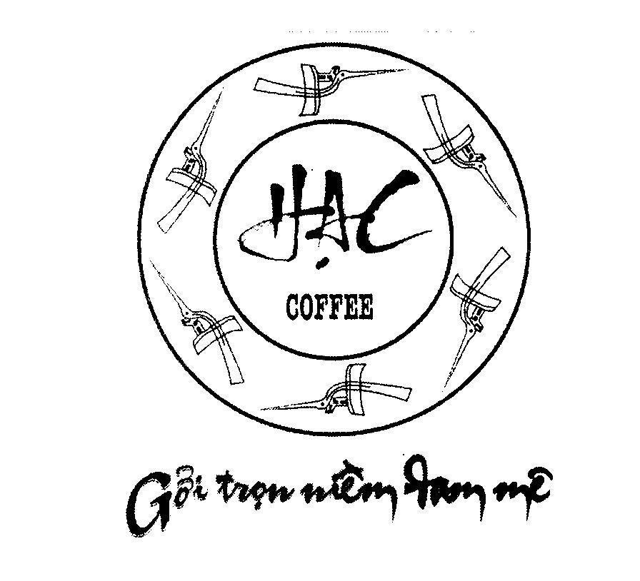 Mẫu nhãn hiệu Hạc COFFEE Gởi trọn niềm đam mê
