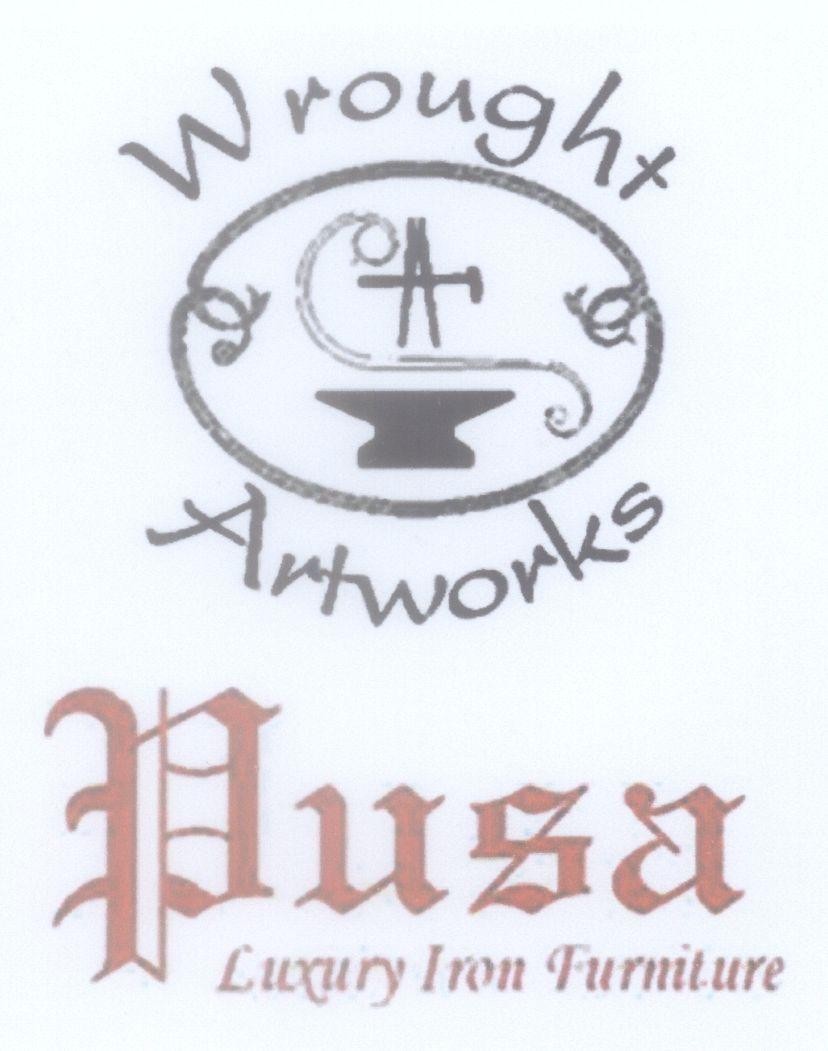 Mẫu nhãn hiệu Pusa Wrought Artworks Luxury Iron Furniture