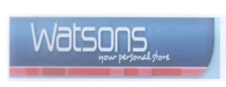 Mẫu nhãn hiệu Watsons your personal store