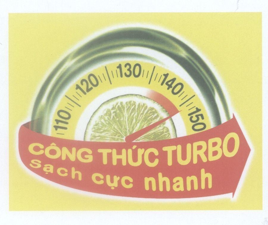 Mẫu nhãn hiệu Công thức TURBO sạch cực nhanh