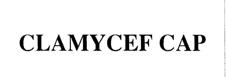 Mẫu nhãn hiệu CLAMYCEF CAP