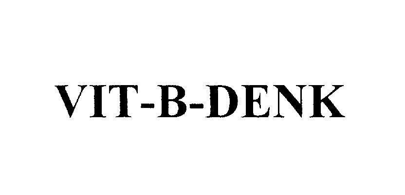 Mẫu nhãn hiệu VIT-B-DENK