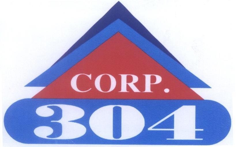 Mẫu nhãn hiệu Corp 304
