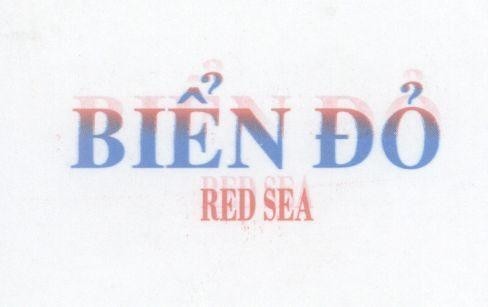 Mẫu nhãn hiệu Biển đỏ RED SEA