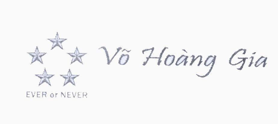 Mẫu nhãn hiệu Võ Hoàng Gia EVER or NEVER