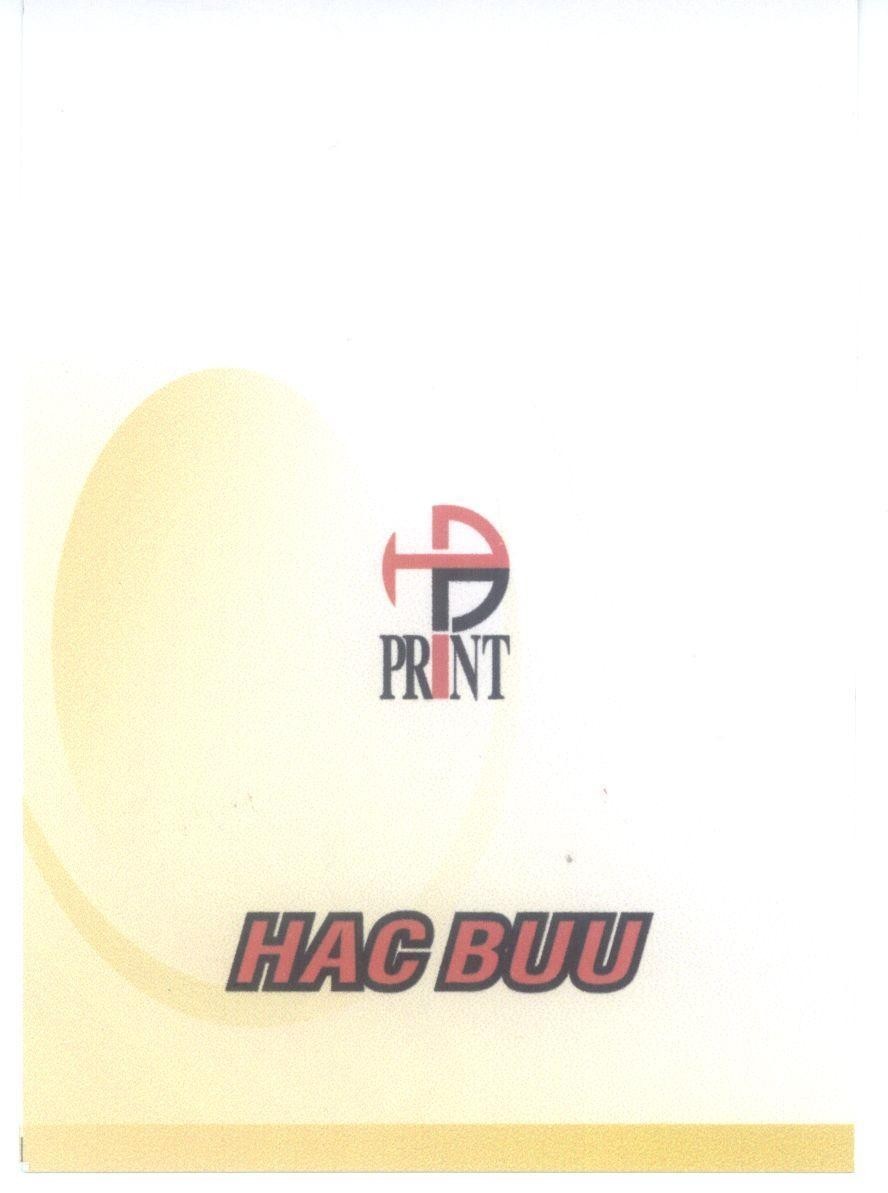 Mẫu nhãn hiệu HB PRINT HAC BUU