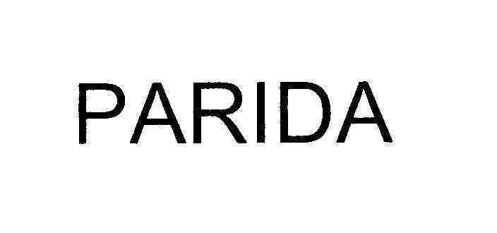 Mẫu nhãn hiệu PARIDA
