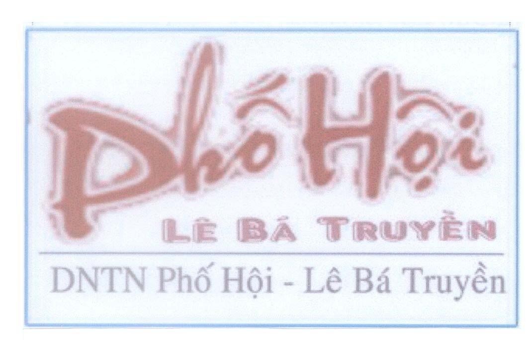Mẫu nhãn hiệu Phố Hội Lê Bá Truyền DNTN Phố Hội - Lê Bá Truyền