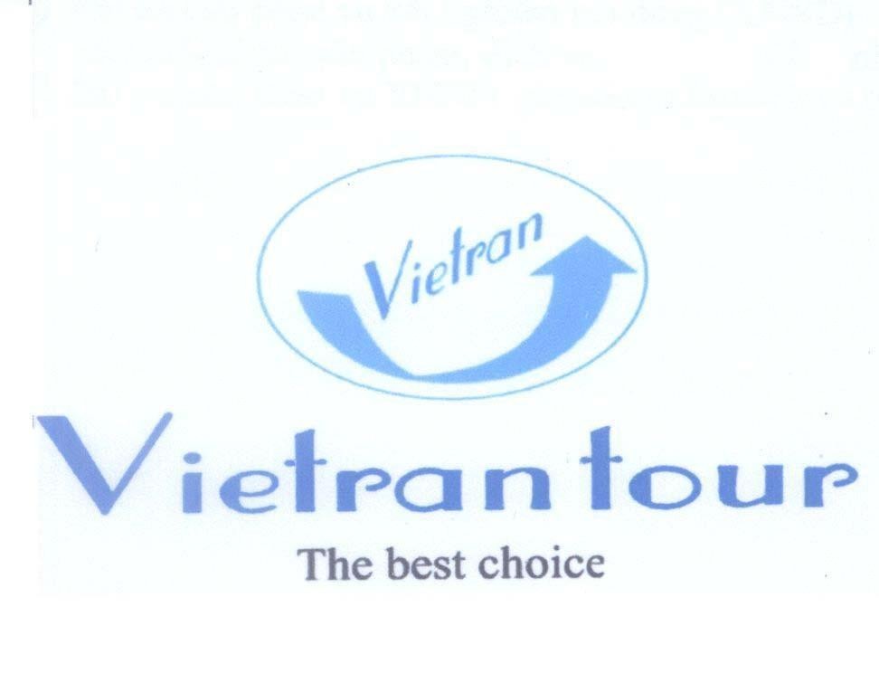 Mẫu nhãn hiệu Vietran tour The best choice