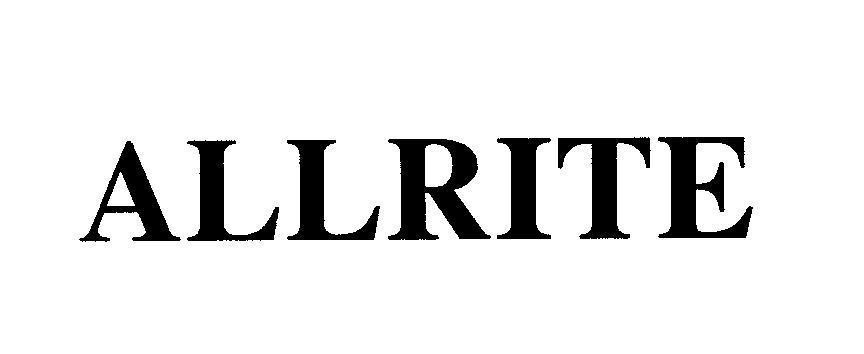 Mẫu nhãn hiệu ALLRITE