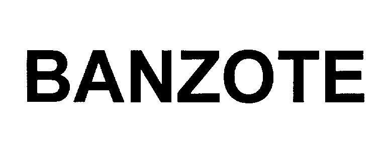 Mẫu nhãn hiệu BANZOTE