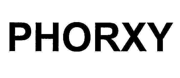 Mẫu nhãn hiệu PHORXY