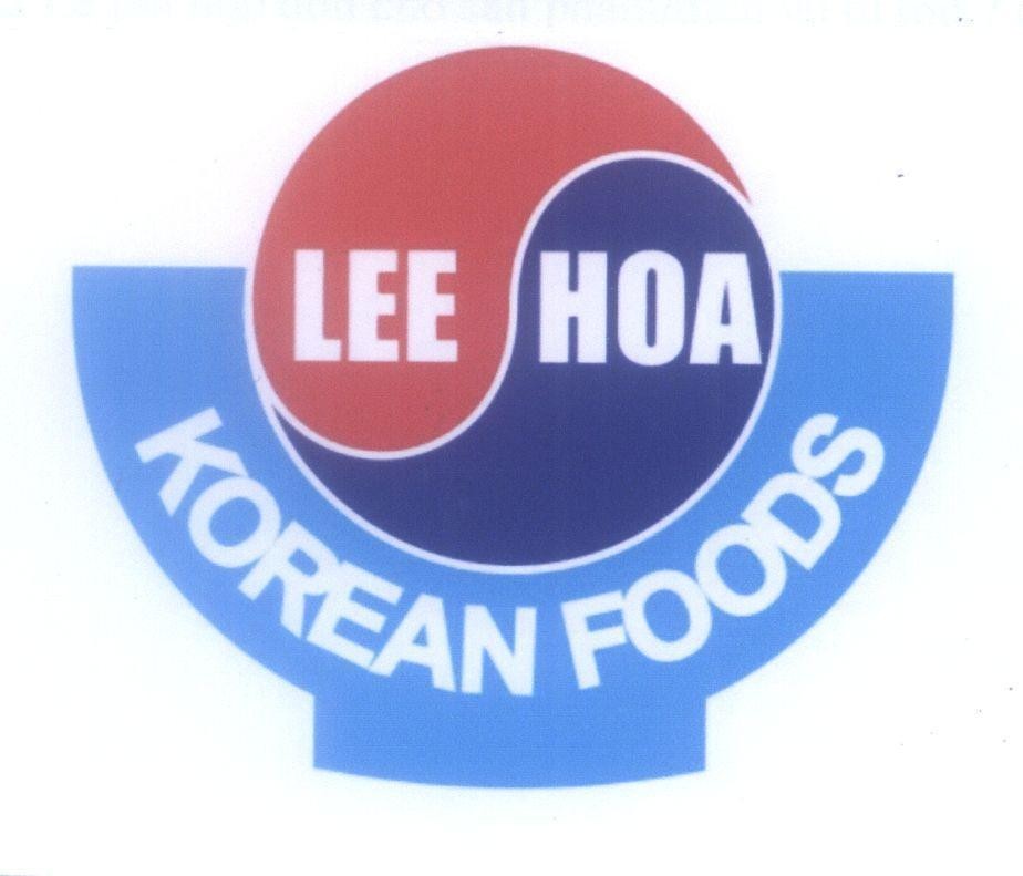 Mẫu nhãn hiệu LEE HOA KOREAN FOODS