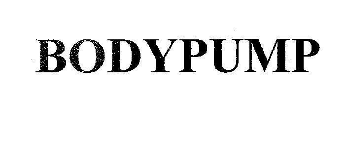Mẫu nhãn hiệu BODYPUMP