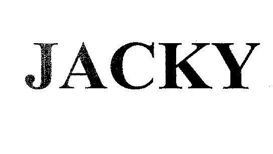Mẫu nhãn hiệu JACKY