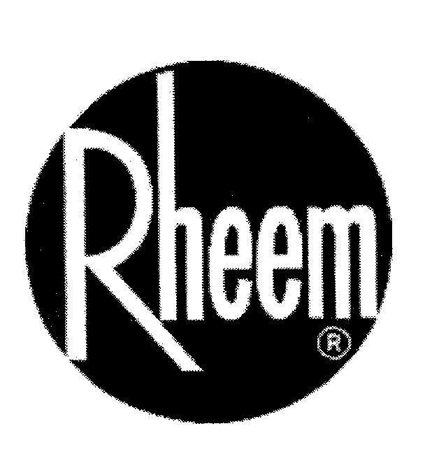 Mẫu nhãn hiệu Rheem