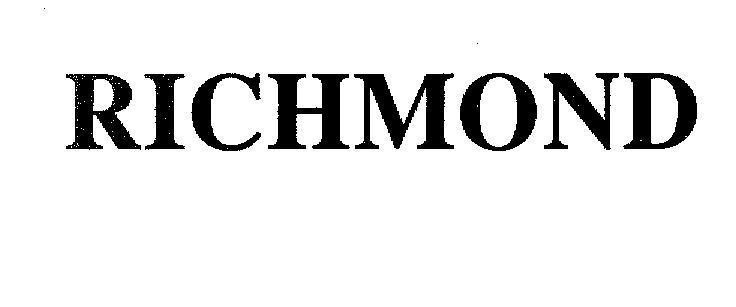Mẫu nhãn hiệu RICHMOND