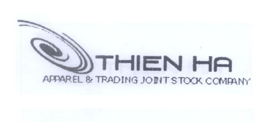 Mẫu nhãn hiệu THIEN HA APPAREL & TRADING JOINT STOCK COMPANY