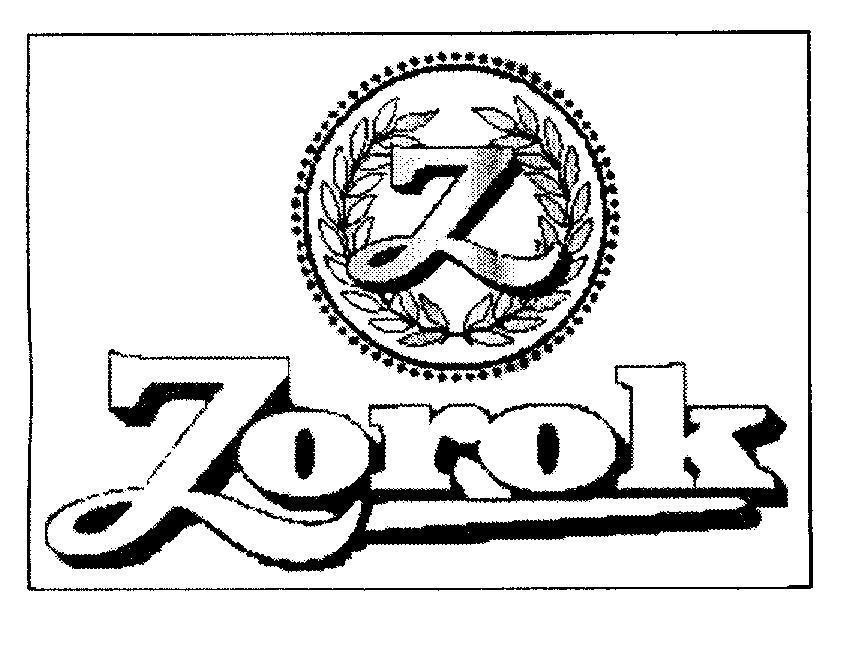 Mẫu nhãn hiệu Z Zorok
