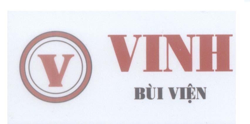 Mẫu nhãn hiệu V VINH Bùi Viện