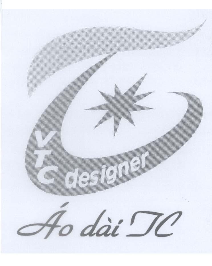 Mẫu nhãn hiệu T designer áo dài TC