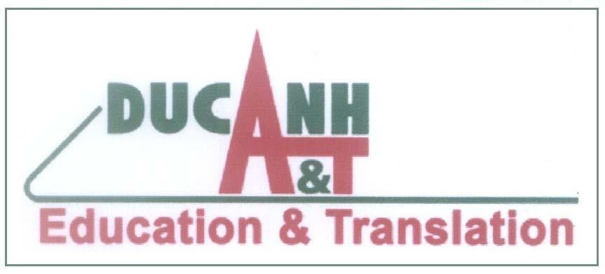 Mẫu nhãn hiệu DUC ANH A&T Education & Translation