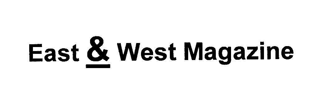 Mẫu nhãn hiệu East & West Magazine