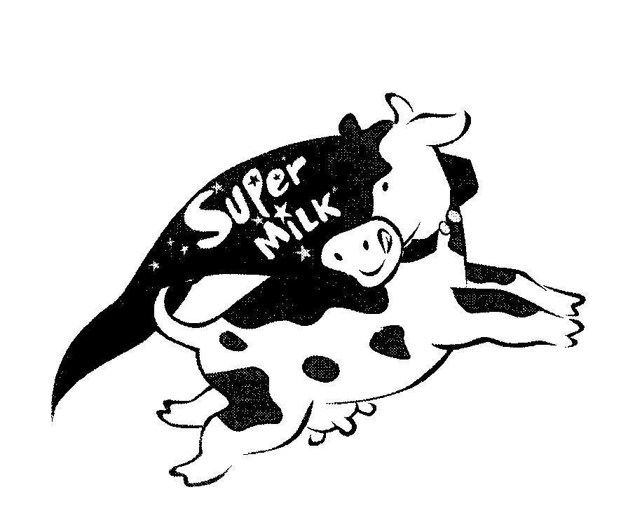 Mẫu nhãn hiệu SUPER MILK