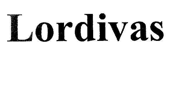 Mẫu nhãn hiệu Lordivas