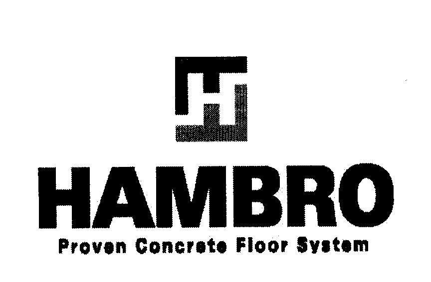 Mẫu nhãn hiệu H F HAMBRO Proven Concrete Floor System