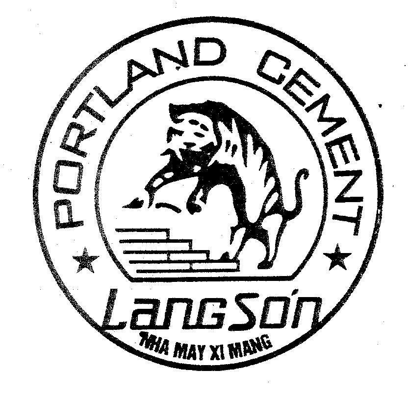 Mẫu nhãn hiệu PORTLAND CEMENT NHA MAY XI MANG Lạng Sơn