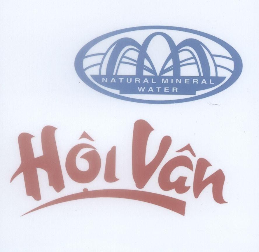 Mẫu nhãn hiệu Hội Vân NATURAL MINERAL WATER