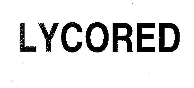 Mẫu nhãn hiệu LYCORED