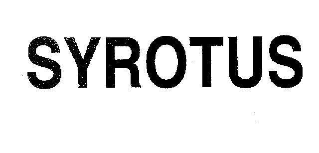 Mẫu nhãn hiệu SYROTUS