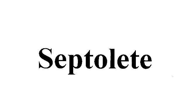 Mẫu nhãn hiệu Septolete