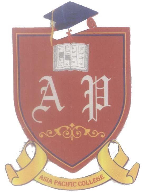 Mẫu nhãn hiệu AP ASIA PACIFIC COLLEGE