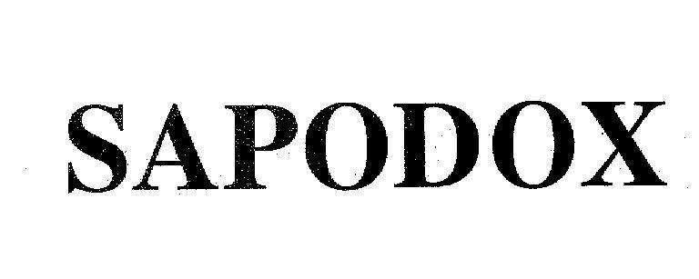 Mẫu nhãn hiệu SAPODOX