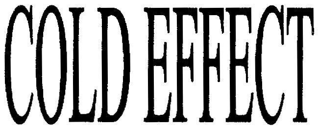 Mẫu nhãn hiệu COLD EFFECT