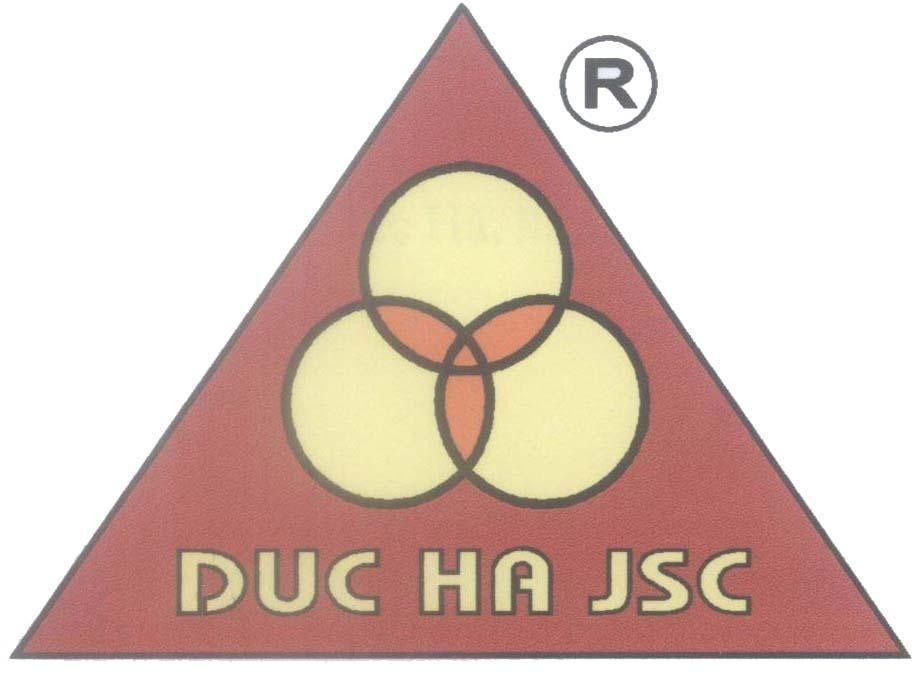 Mẫu nhãn hiệu DUC HA JSC