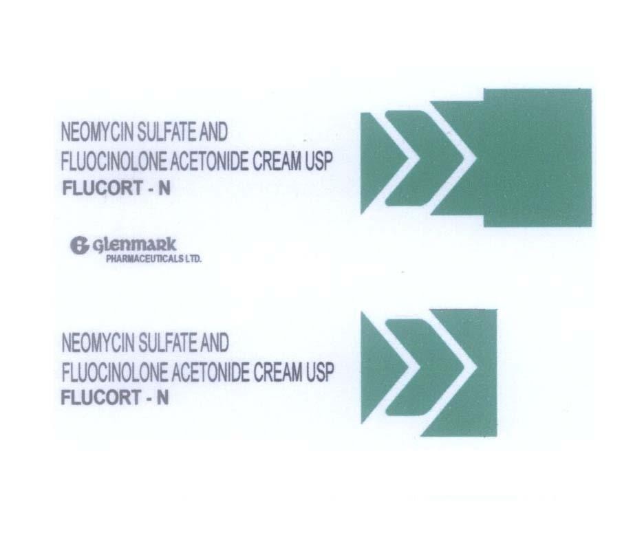 Mẫu nhãn hiệu NEOMYCIN SULFATE AND FLUOCINOLONE ACETONIDE CREAM USP FLUCORT - N G Glenmark PHARMACEUTICALS LTD.