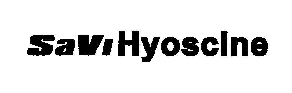 Mẫu nhãn hiệu SaViHyoscine