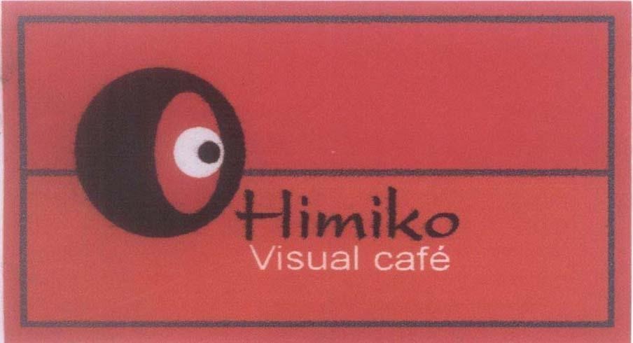 Mẫu nhãn hiệu Himiko Visual café