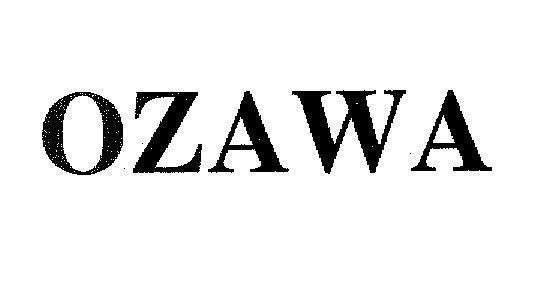 Mẫu nhãn hiệu OZAWA