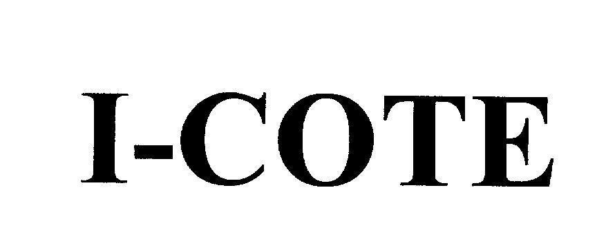 Mẫu nhãn hiệu I-COTE