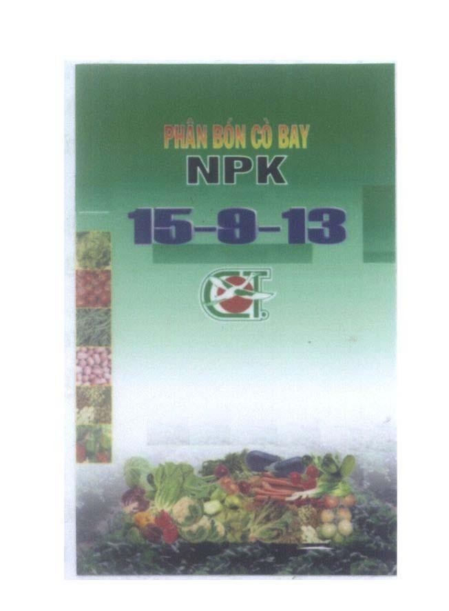 Mẫu nhãn hiệu CT C T Phân Bón Cò Bay NPK 15-9-13
