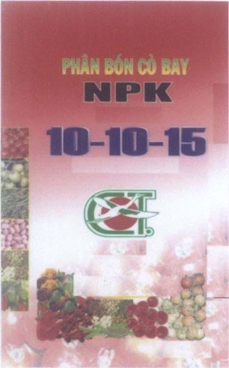 Mẫu nhãn hiệu CT C T Phân Bón Cò Bay NPK 10-10-15