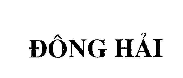 Mẫu nhãn hiệu Đông Hải